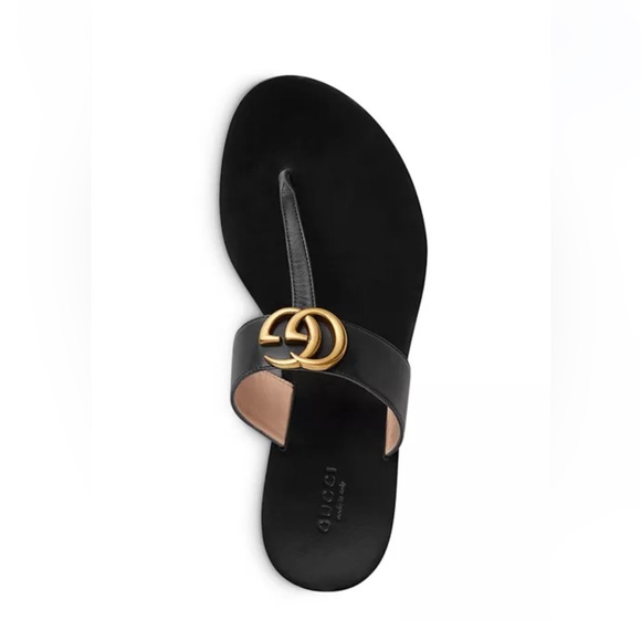 Gucci Women’s Marmont Thong Sandals – Size 34 ( 5 USA)– Brand New - Picture 5 of 9
